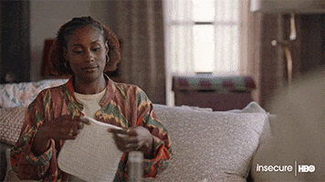 Red Table Talk Shade GIF by Insecure on HBO