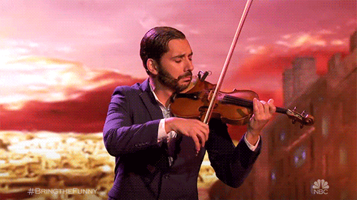 Violinist meme gif