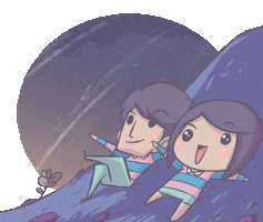 Shooting Star Love Sticker by Pionicon