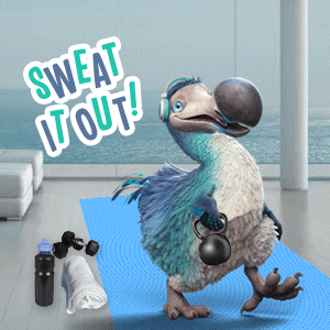 Gym Sweating GIF by Dodo Australia