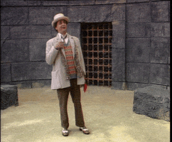 sylvester mccoy swing GIF by Doctor Who