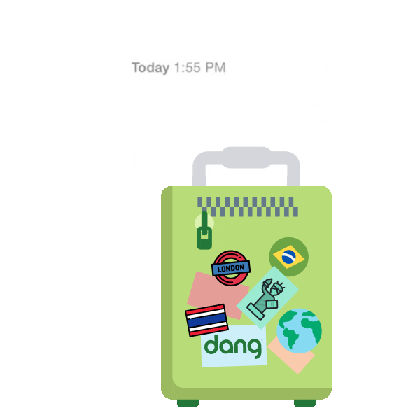 Travel Adventure Sticker by Dang Foods