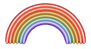 Rainbow Sticker by RDS 100% Grandi Successi