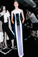 new york fashion week glitch GIF by fashgif