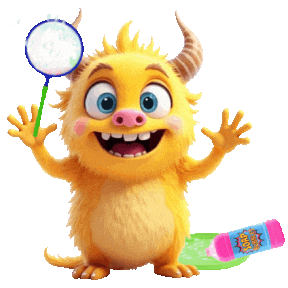 Blowing Bubbles Sticker