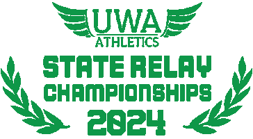 Green Sticker by UWA Little Athletics Club