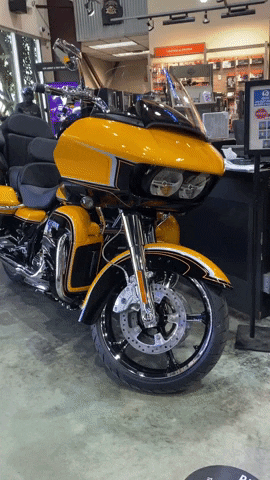 Black And Yellow Harley GIF by Quaidhd