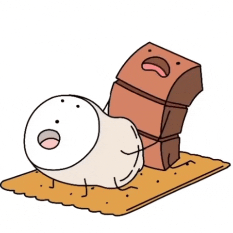Chocolate Camping GIF