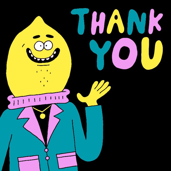 Thanks Thank You GIF by Psychrome