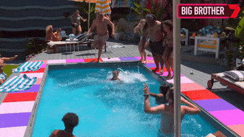 Big Brother Swimming GIF by Big Brother Australia