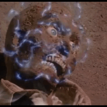 lobster man from mars horror movies GIF by absurdnoise