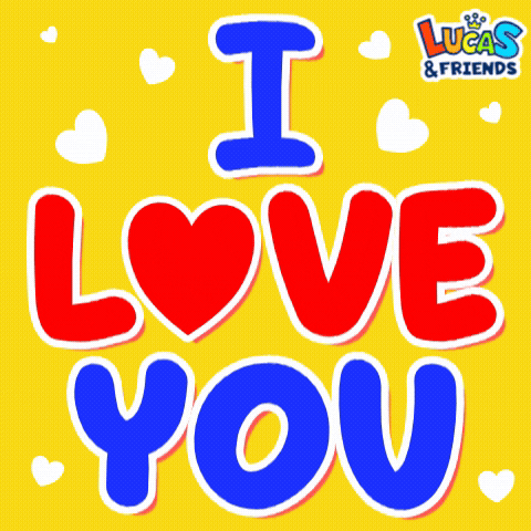 I Love You Very Much GIF by Lucas and Friends by RV AppStudios