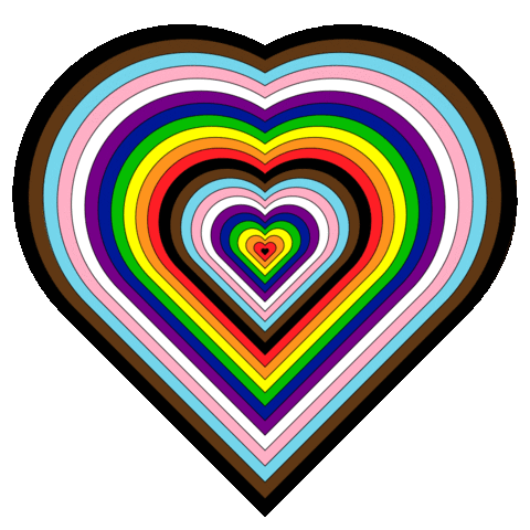 Love Is Love Heart Sticker by Brian Lambert