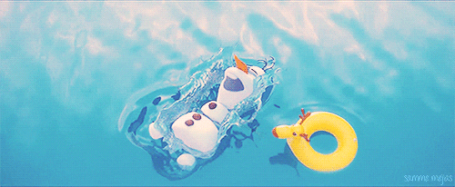 summer swimming GIF