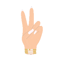 Peace V Sticker by AlisonBellaVi