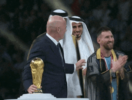 Excited Lionel Messi GIF