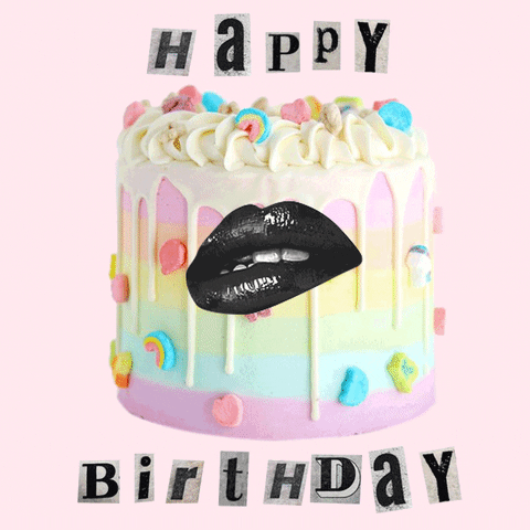 Happy Birthday Cake GIF by Vincent Winter