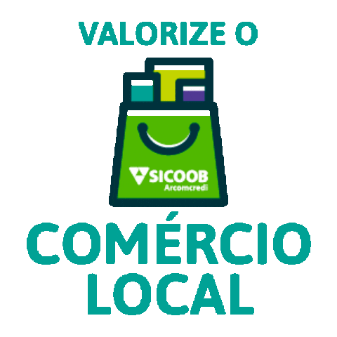 Comercio Cash Back Sticker by Sicoob Arcomcredi