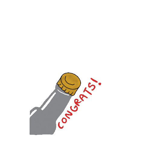 Cheers Celebrate Sticker