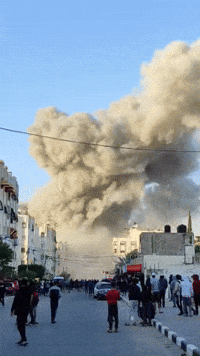 Several Residential Blocks Toppled by Strikes in Gaza, Locals Say