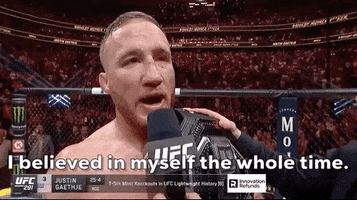 Believe In Myself Mixed Martial Arts GIF by UFC