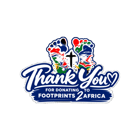 Footprints 2 Africa Sticker