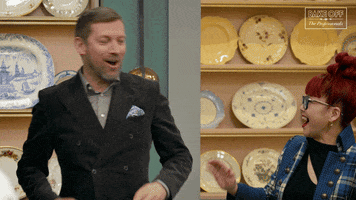 Friend Yes GIF by The Great British Bake Off