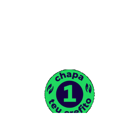 Chapa 1 Teu Crefito Sticker