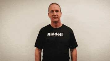 Manning No Way GIF by Riddell Sports