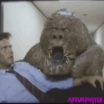 monster in the closet horror GIF by absurdnoise