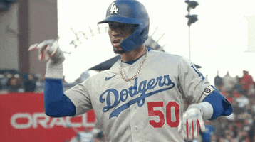 Happy Los Angeles Dodgers GIF by Jomboy Media