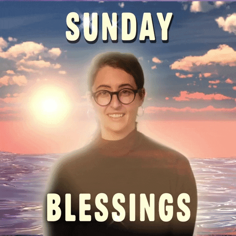Bless Happy Sunday GIF by giphystudios2022