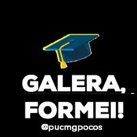Graduate Graduacao GIF by PUC Minas Poços de Caldas