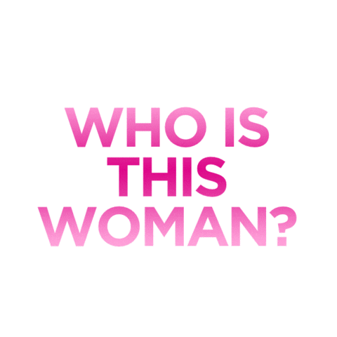Who Is This Woman Sticker by Who? Weekly