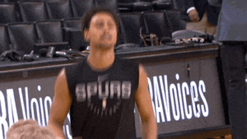 bryn forbes smile GIF by NBA