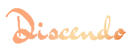 DISCENDO Sticker