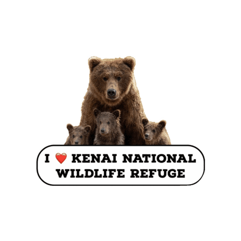 National Wildlife Refuge Love Sticker by U.S. Fish and Wildlife Service