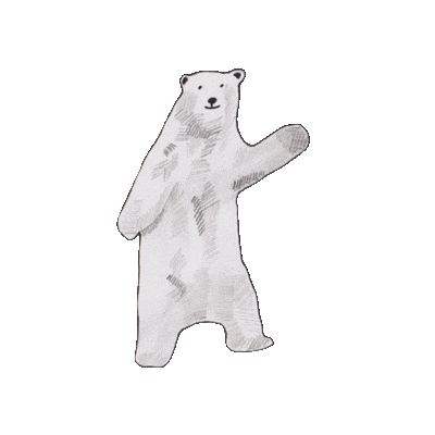 Polar Bear Dancing Sticker