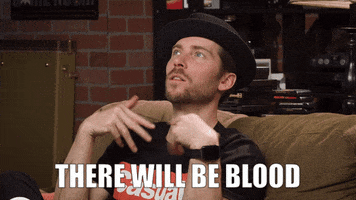 RETROREPLAY troy baker retro replay there will be blood blood spray GIF