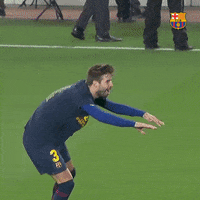 Fun Pique GIF by FC Barcelona