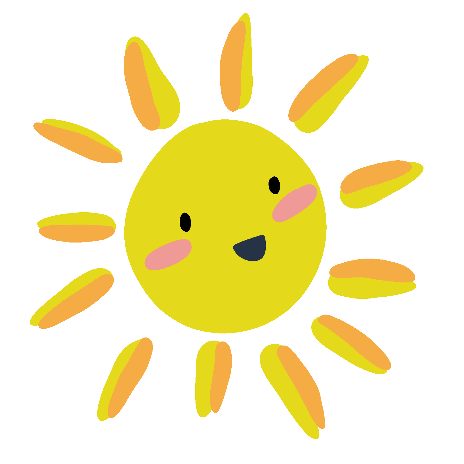 Happy Day Sun Sticker by Nhena for iOS & Android | GIPHY