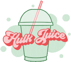 Hulkjuice Glowcleanse Sticker by Rushtush