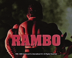 80S Rambo GIF