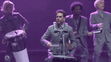 Drumming David Byrne GIF by Saturday Night Live