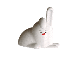 Happy Bunny Sticker by andjka