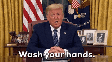 Donald Trump Wash Your Hands GIF