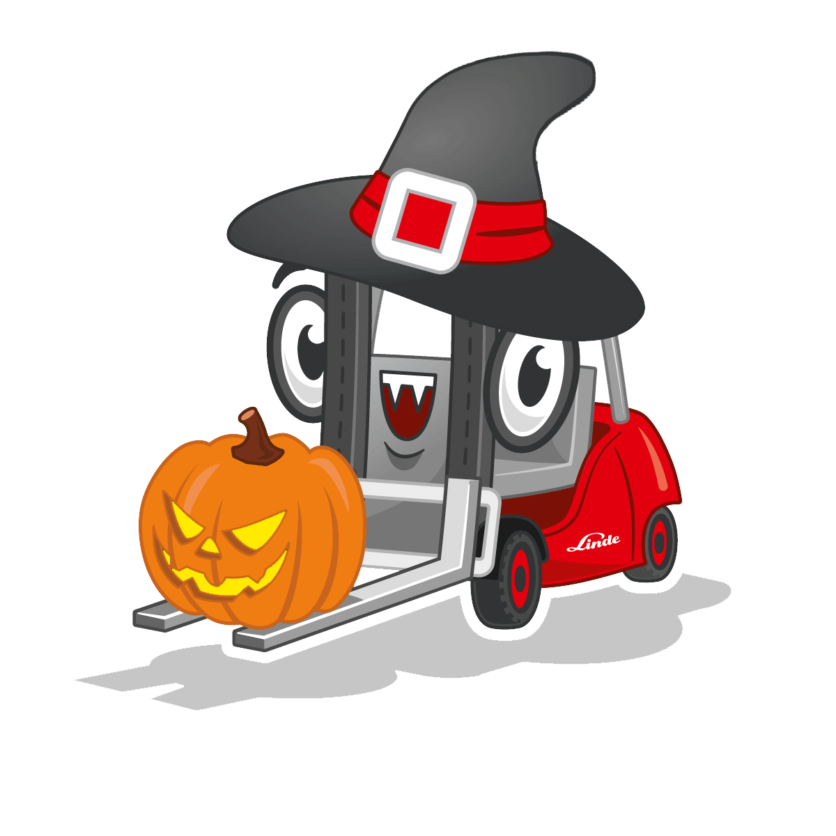 Halloween Forklift Sticker by Linde Material Handling for iOS & Android