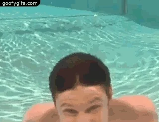 Man Swimming GIF