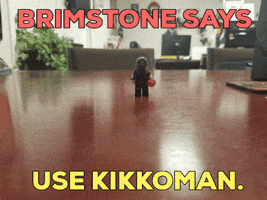 Lego Soy GIF by Brimstone (The Grindhouse Radio, Hound Comics)