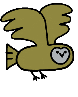 Flying Night Owl Sticker By Jess Smart Smiley For Ios Android Giphy